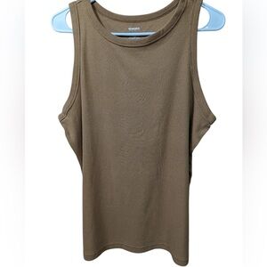 Sonoma ribbed Tanktop Size XL  cotton / spandex NWOT